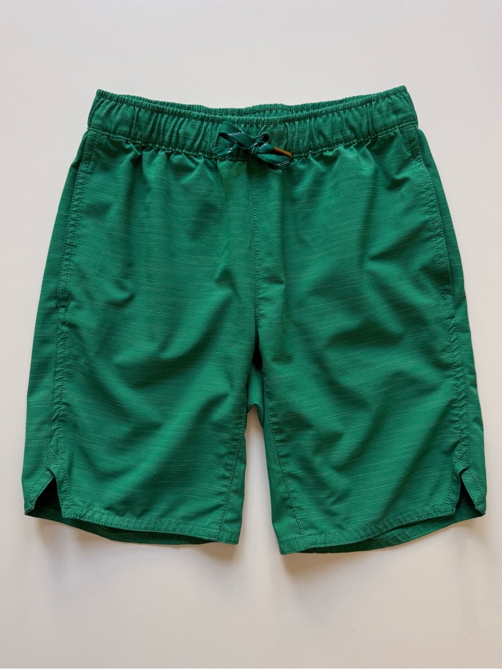 Hanna Andersson Boys Active Tech Shorts, Green - Size 10
